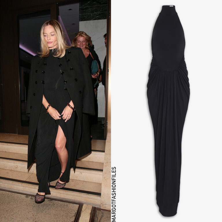 Margot Celebrates Papa Salt Launch Party Wearing Alaïa