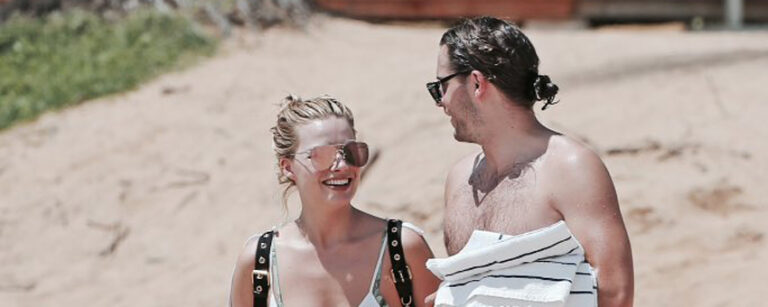 On A Beach in Hawaii with Tom