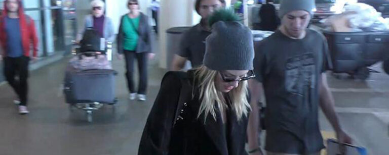 Arriving at LAX