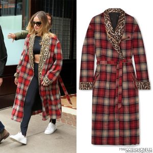 Leaving Her Hotel in New York