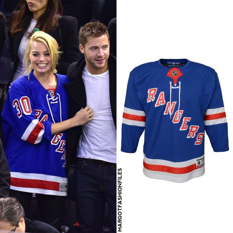 With Tom at A Rangers Ice Hockey Game
